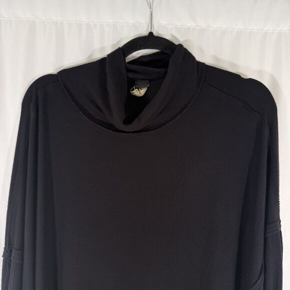 We the Free Sweater Women's Medium Black Turtleneck Long Sleeve Pullover - Picture 2 of 9
